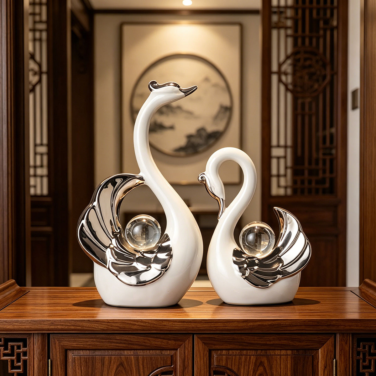 Luxury Lifestyle Items - Adorno de Cerámica con Forma de
