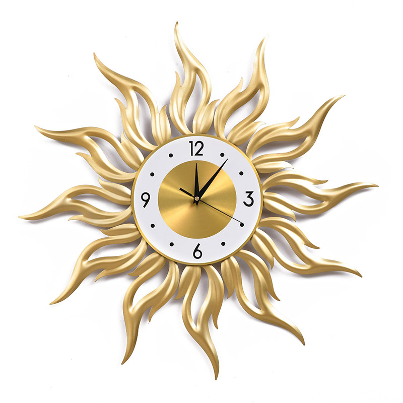 Luxury Lifestyle Living - Reloj de Pared Dorado Nórdico, Reloj