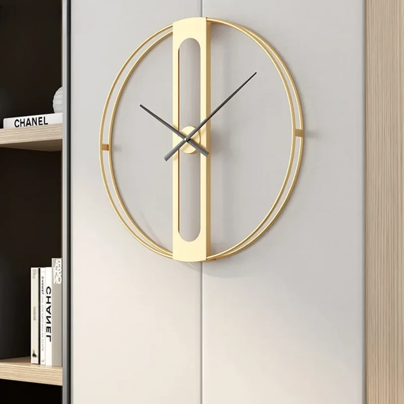 Luxury Lifestyle Living - Relojes de pared dorados minimalistas, mecanismo