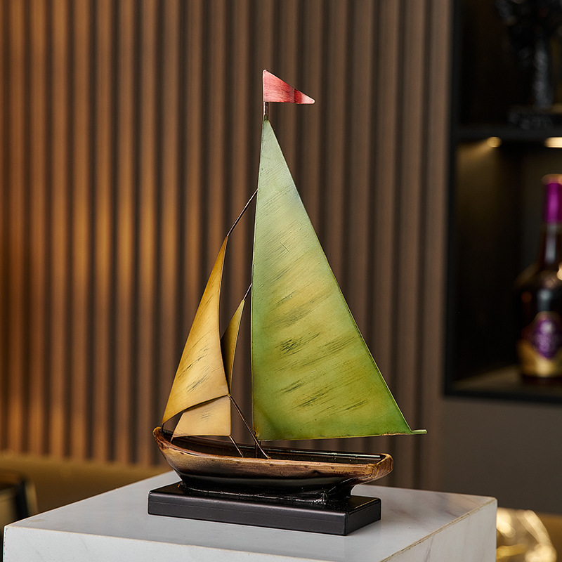 Luxury Lifestyle Items - Adorno Creativo de Barco de Vela,