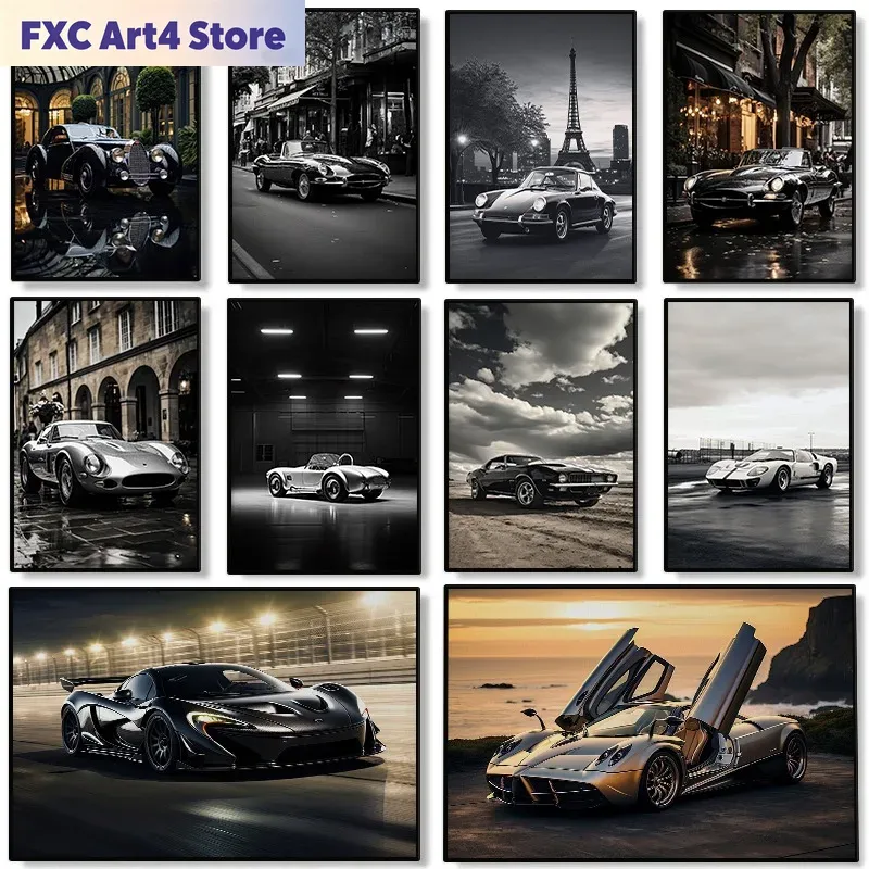 Luxury Lifestyle Items - Póster de coches de marca famosa
