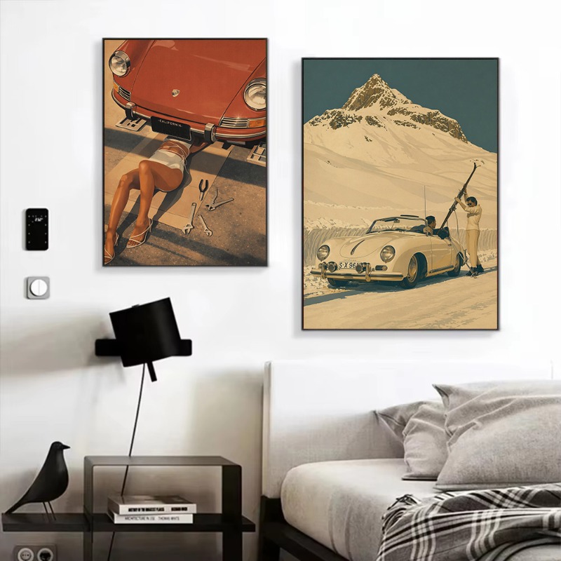 Póster de viaje de esquí alpin - Luxury Lifestyle Pictures reseña y precio