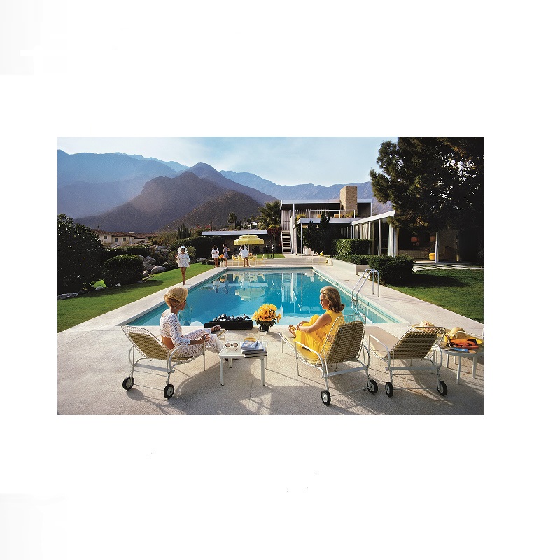 Retro Poolside Host Luxury Lif - Luxury Lifestyle Pictures reseña y precio