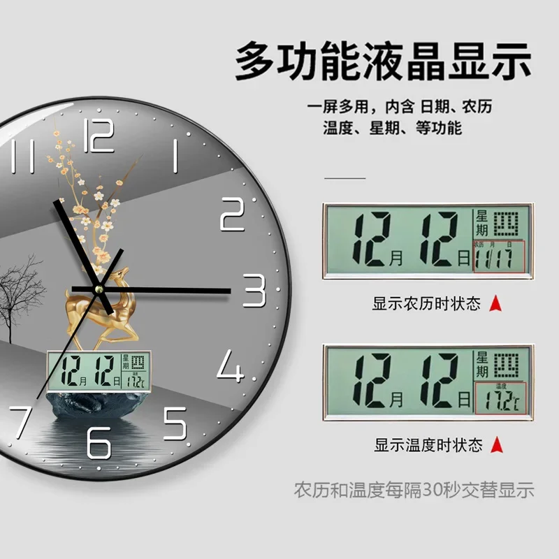 Reloj de pared para sala de es - Luxury Lifestyle Living reseña y precio