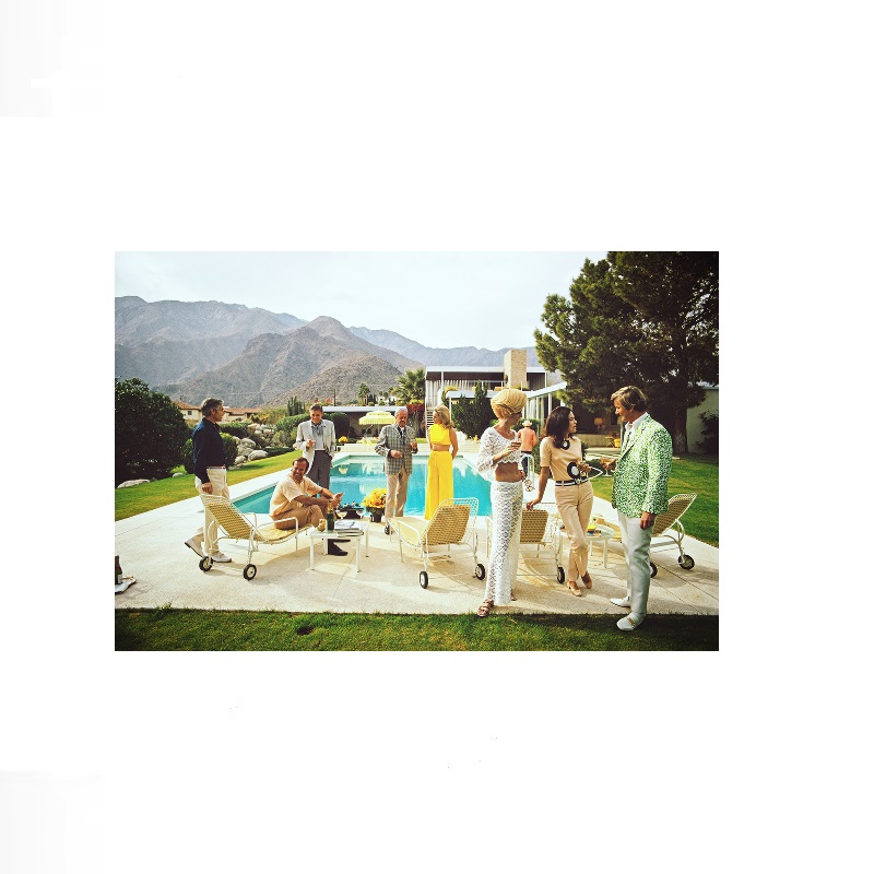Retro Poolside Host Luxury Lif - Luxury Lifestyle Pictures reseña y precio