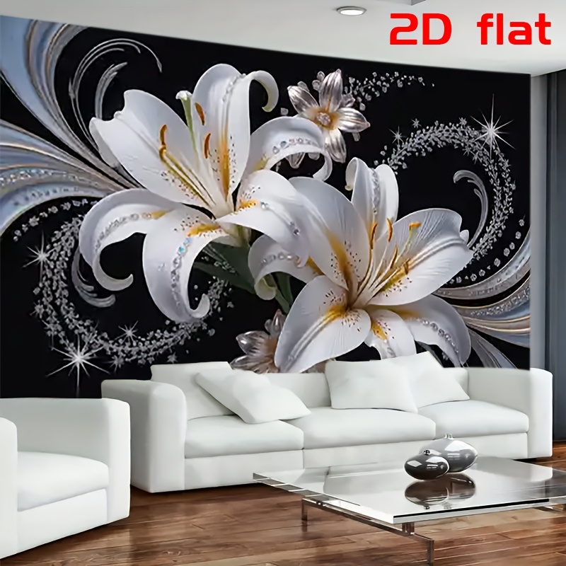 Tapiz floral de lirios blancos - Luxury Lifestyle Items reseña y precio
