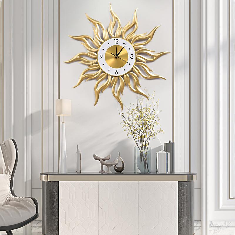 Reloj de Pared Dorado Nórdico, - Luxury Lifestyle Living reseña y precio