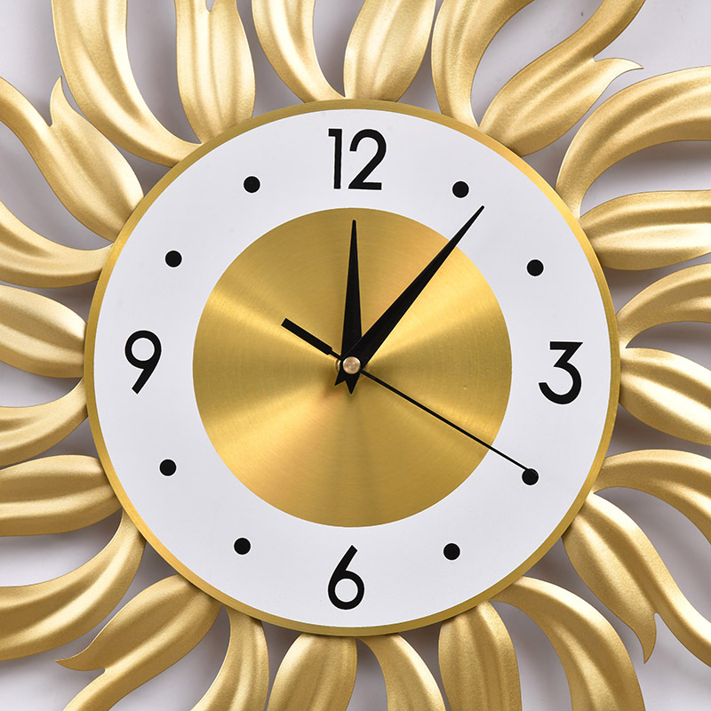 Reloj de Pared Dorado Nórdico, - Luxury Lifestyle Living reseña y precio