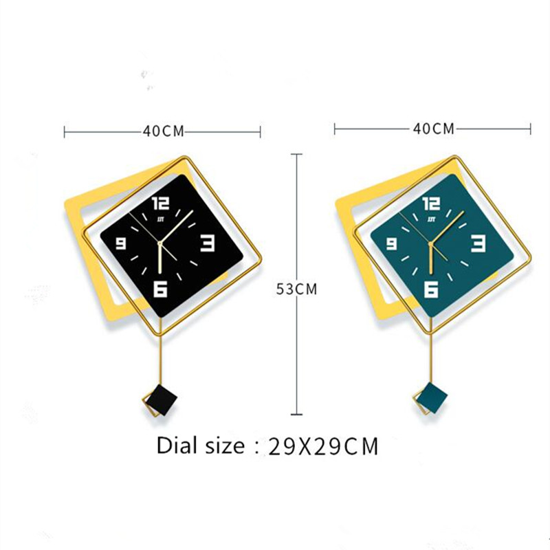 Reloj de pared cuadrado nórdic - Luxury Lifestyle Living reseña y precio