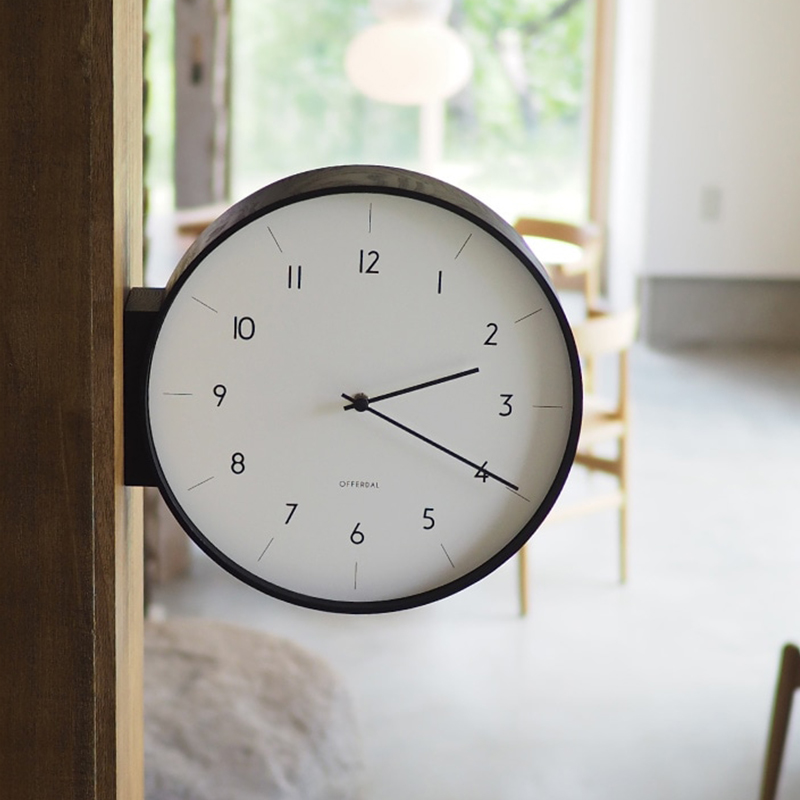 Reloj de pared de doble cara d - Luxury Lifestyle Living reseña y precio