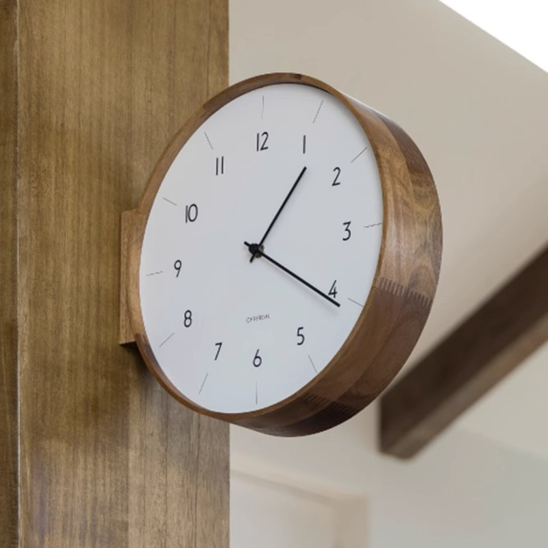 Reloj de pared de doble cara d - Luxury Lifestyle Living reseña y precio